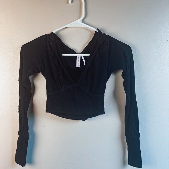 Urban Outfitters out from under cropped hoodie top - Picture 3 of 5